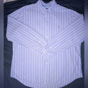 POLO ~ Ralph Lauren Mens Button Down Dress Shirt Size XXL